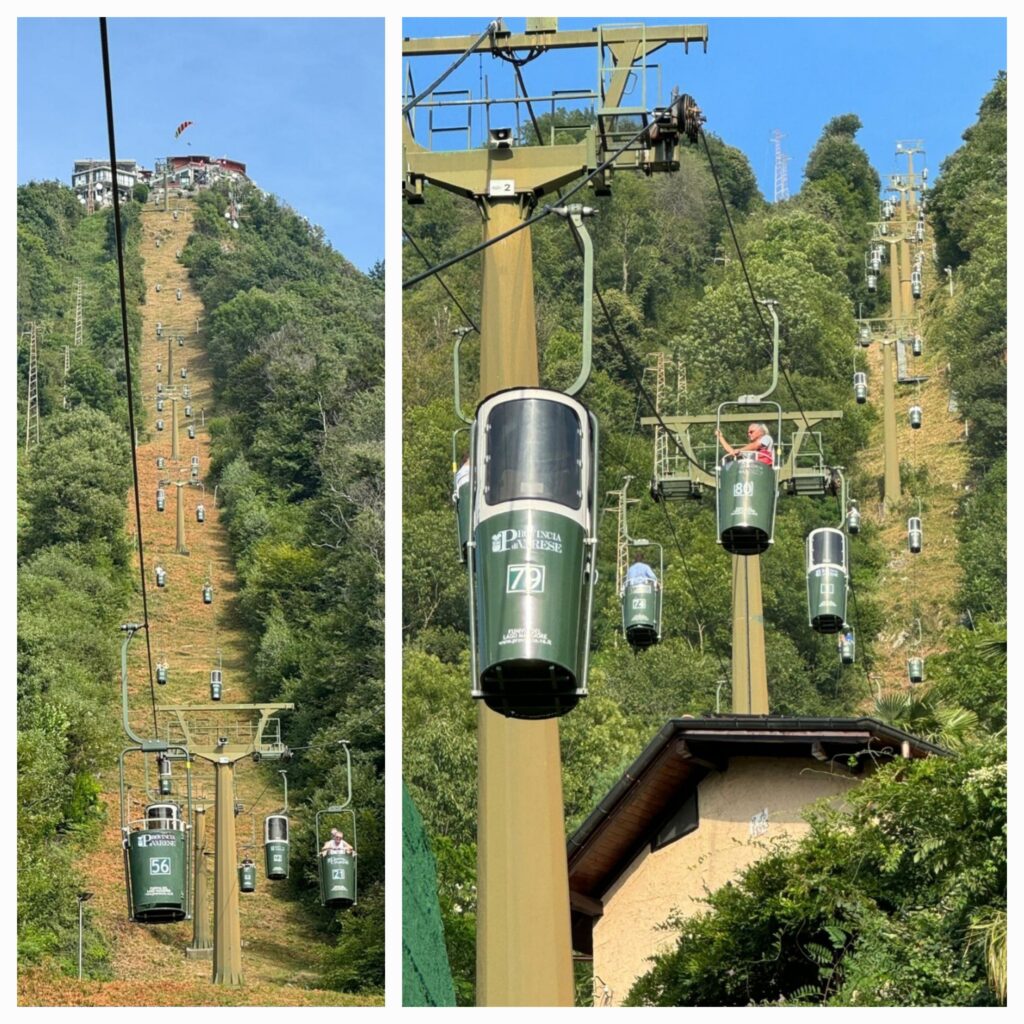 Kübelbahn Laveono Mombello Ferienwohnung Ghiffa günstig mit Boje 4 Schlafplätze